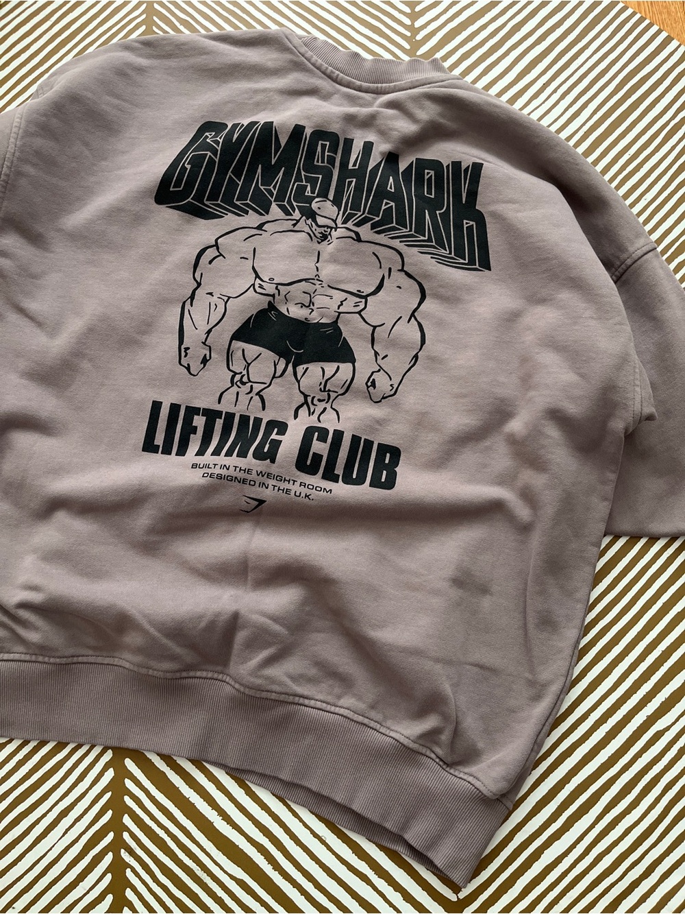 Gymshark 'Lifting Club' Mauve Pullover (M)